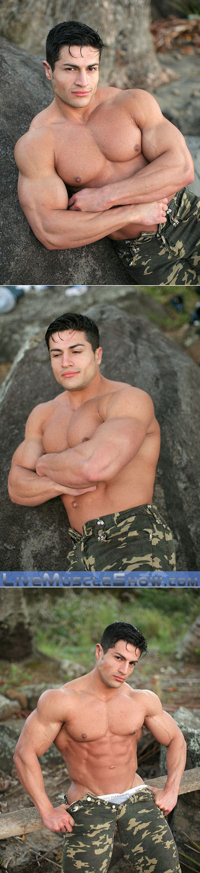 Huge Latin bodybuilder