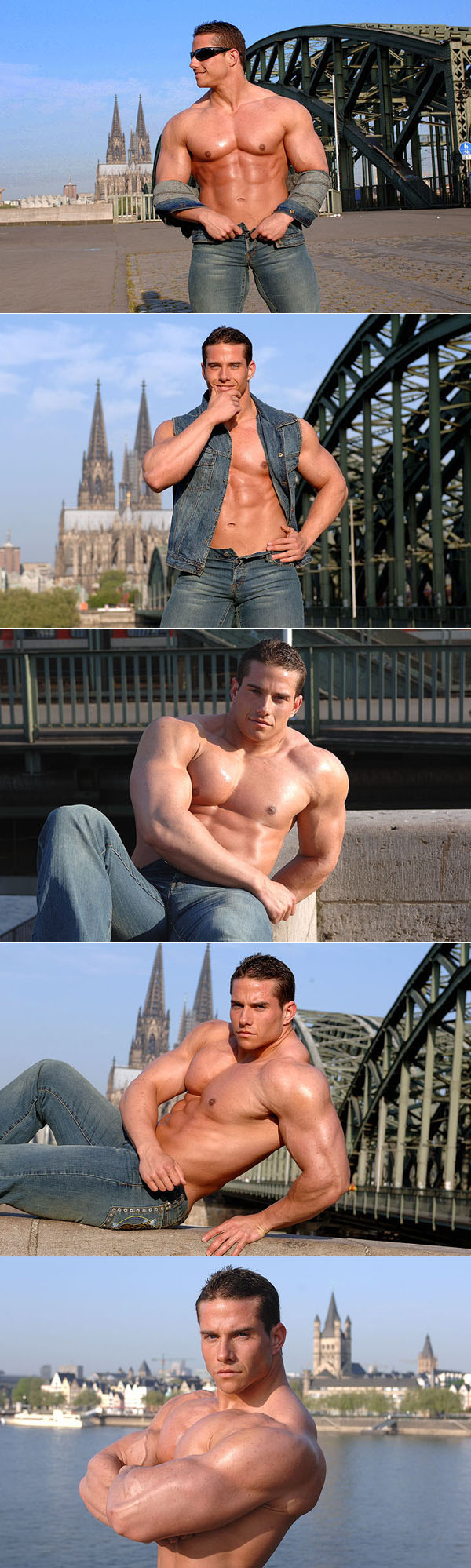 Hot male bodybuilder Roberto Castellano 